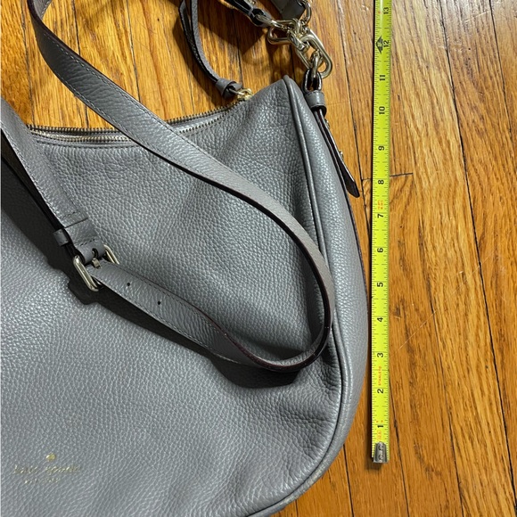 Kate Spade New York Leather Shoulder bag convertible Crossbody bag (gray) - Picture 11 of 12